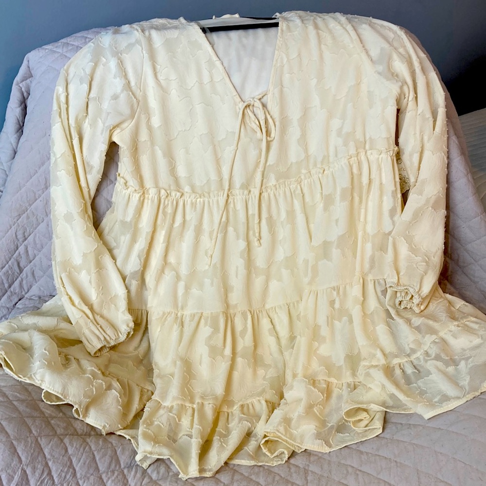 NWT Altard state long sleeve lightweight dress